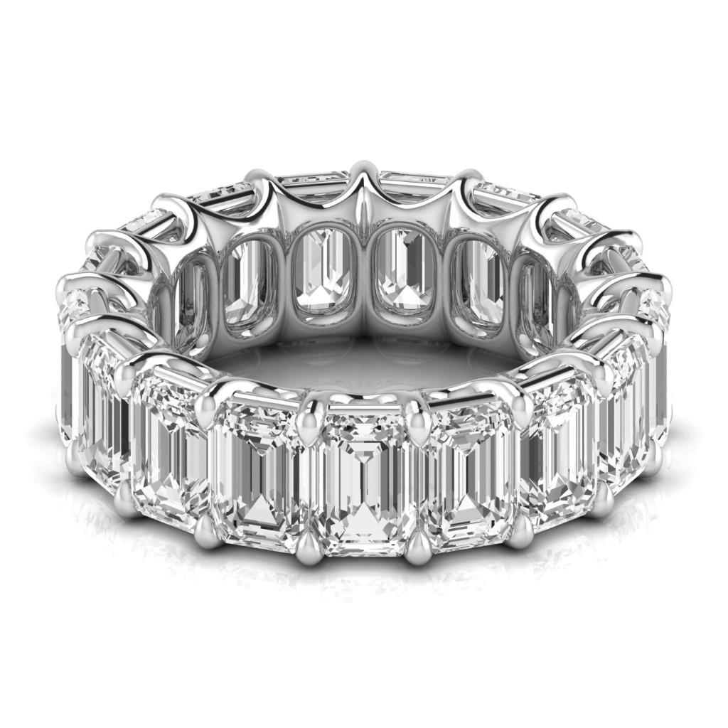 High-End Eternity Band 0.75 ct – front view