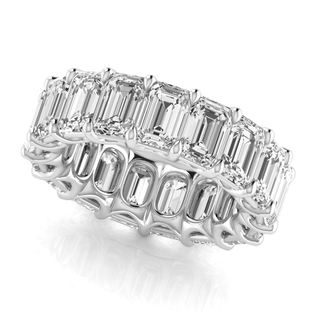 Brilliant Diamond Eternity Band – side view