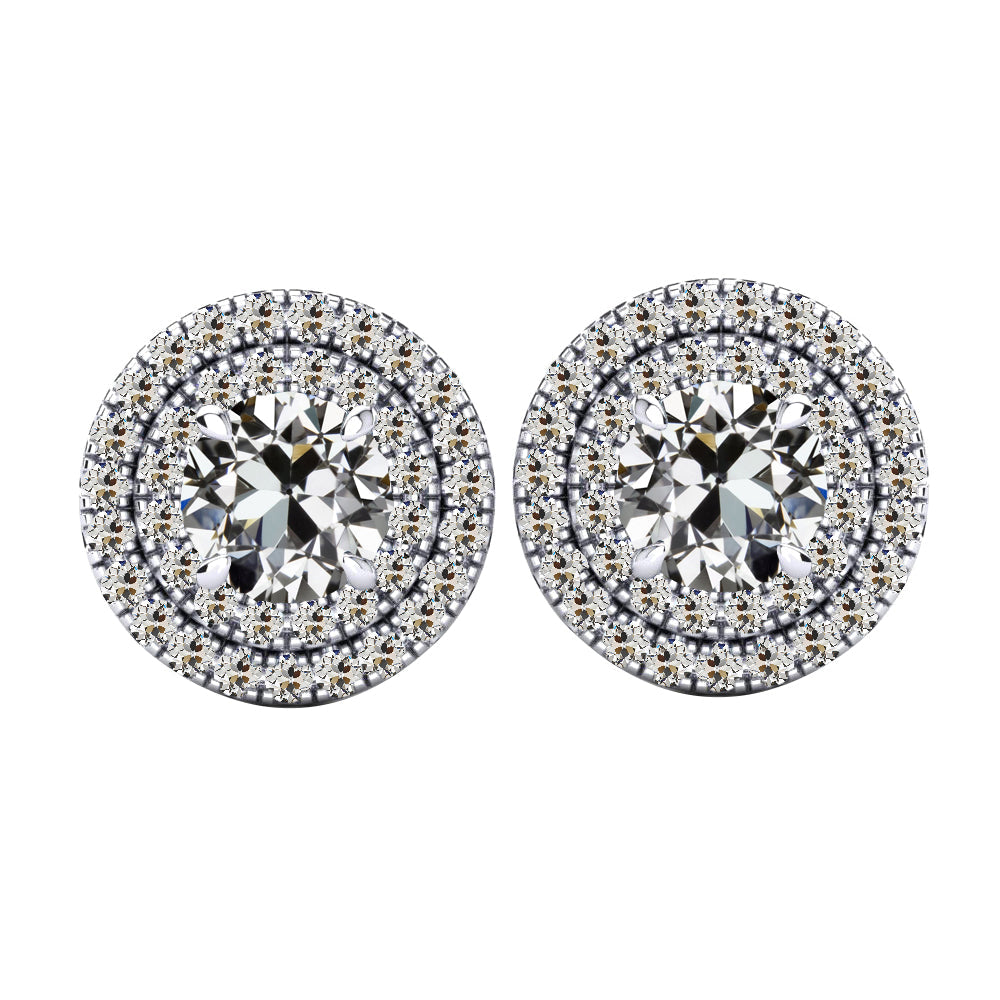 Premium Brilliant Diamond Earrings 1.50 ct – main view