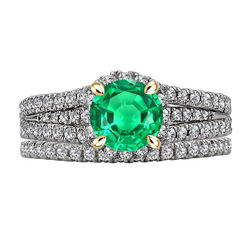 Handcrafted Emerald Precious Stone Ring 2.50 ct – HarryChadEnt