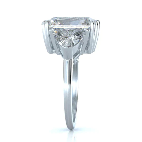 Elegant 9 Carat  Trilliant Natural Diamond Ring