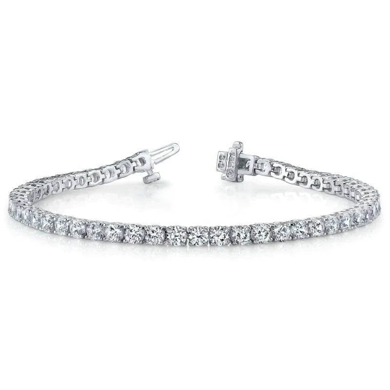 Elegant VVS Clarity Real Diamonds Bracelet Jewelry - Tennis Bracelet-harrychadent.ca