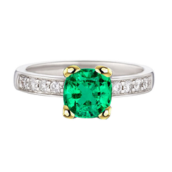 Refined Precious Stone Ring with GIA-Certified Fine Emerald – 3