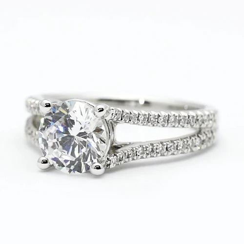 Engagement Real Diamond Ring