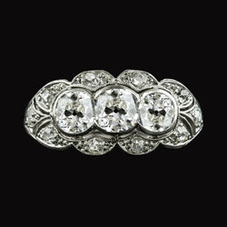 Engagement Ring Round Old Miner Real Natural Earth Mined Diamond Vintage Style 4.75 Carats