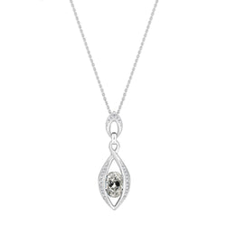 Earth-Mined Antique Cushion Fine Diamond Drop Pendant – 1.50 ct