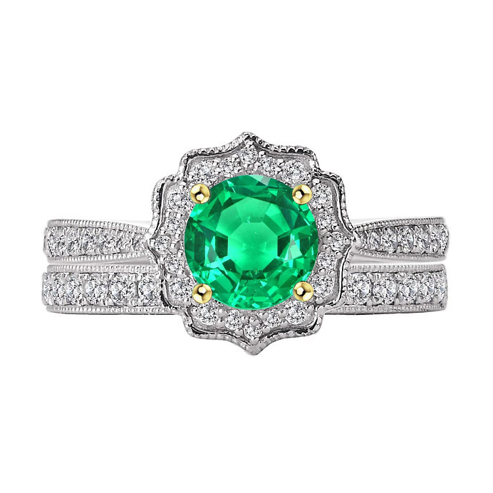 Elegant Precious Stone Ring 2 ct – main view
