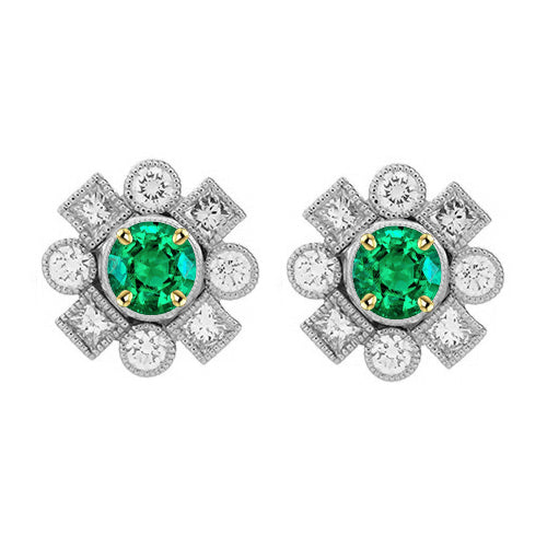 Bespoke Gemstone Earring 1 ct – main view