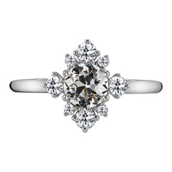 Earth-Mined Diamond Proposal Ring – 14 Karat White Gold 3.50 ct