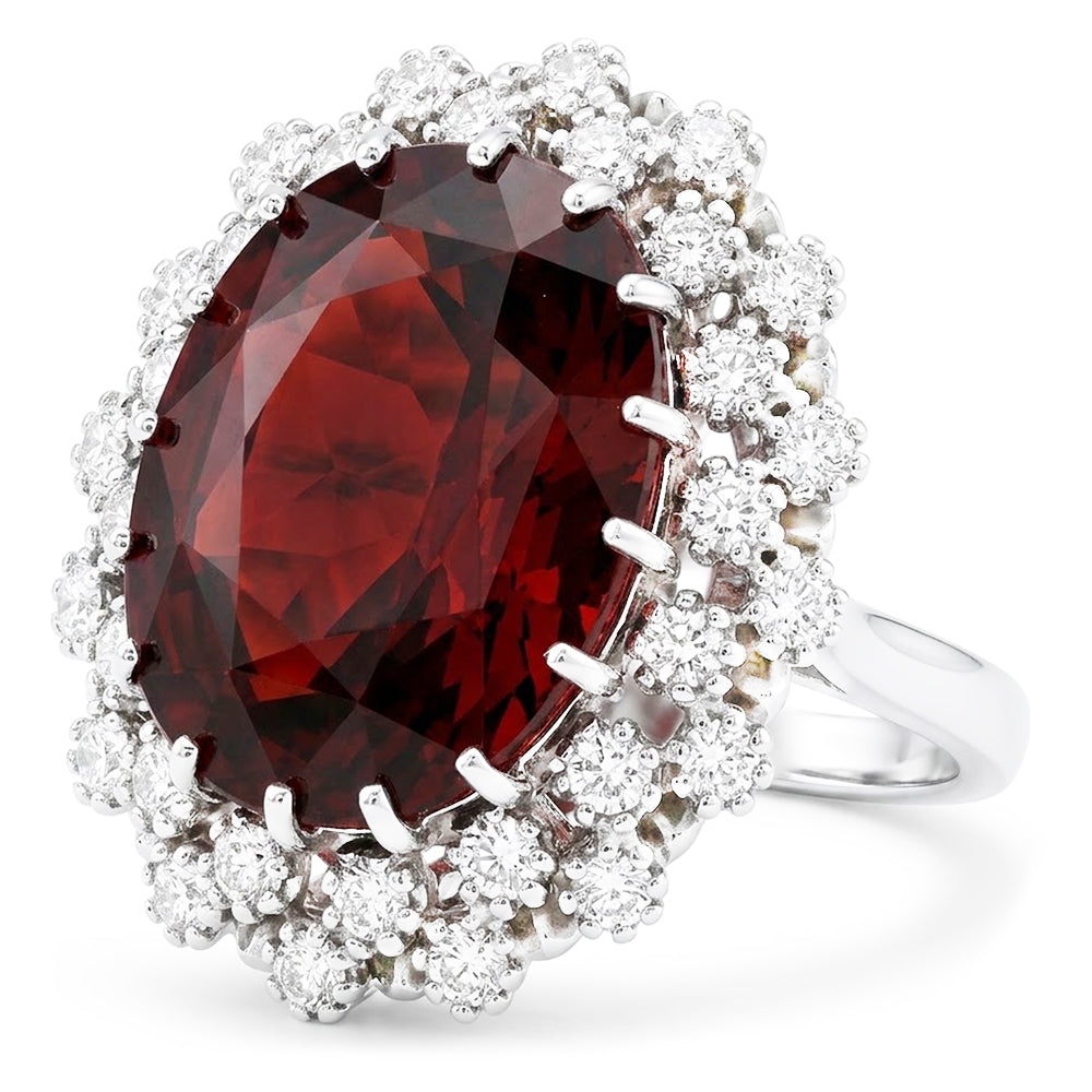 Garnet Birthstone Cocktail Ring