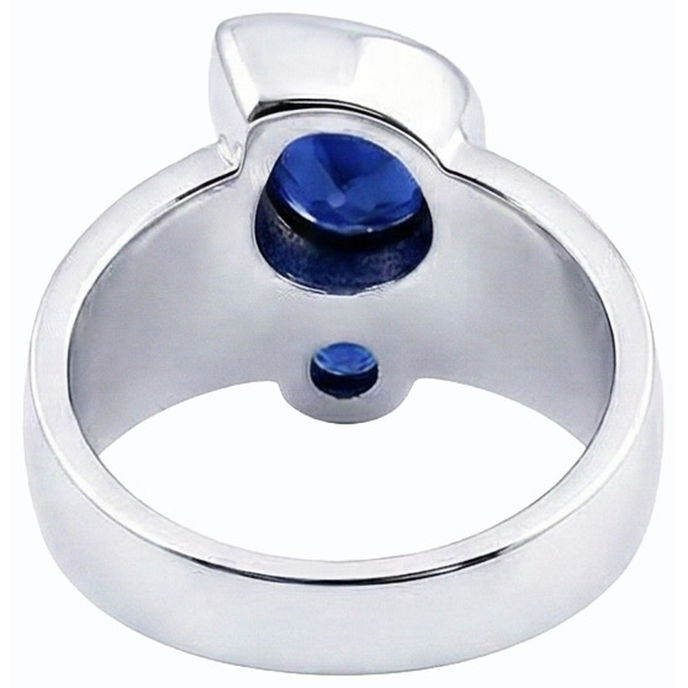 Gemstone Ceylon Sapphire Ring Antique Style 2.75 Carats Women Jewelry