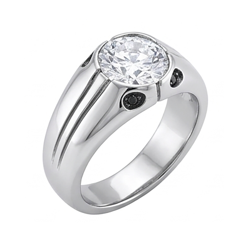 Gents Ring Unique Mens Natural Earth Mined Diamond ( Not Lab Grown ) Jewelry