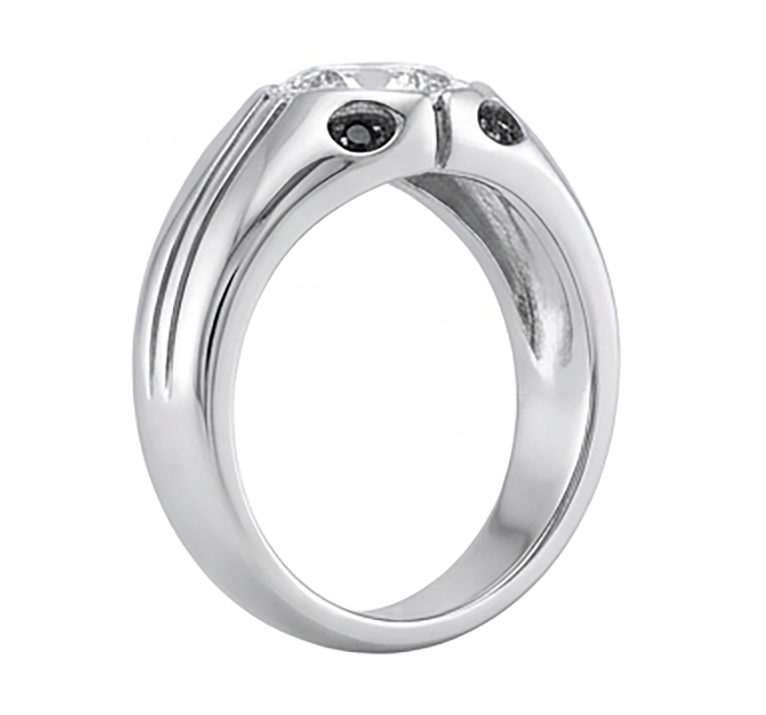 Gents Ring Unique Mens Natural Earth Mined Diamond ( Not Lab Grown ) Jewelry