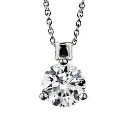 Genuine 2 Carat Diamond Pendant For Women