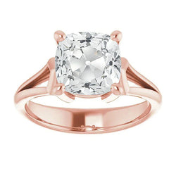 Genuine 6.5 Carat Cushion Diamond Ring For Women