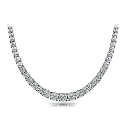 Genuine Diamond Necklace 20 Carat For Women