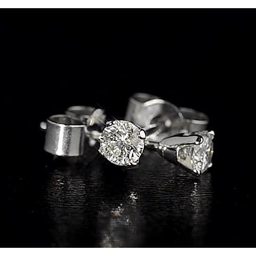 Genuine Diamond Stud Earring Crown 