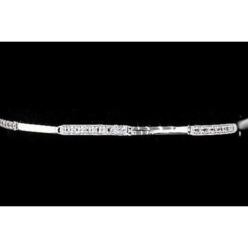 Genuine Diamond Women Bracelet 2 Carats White Gold 14K Jewelry New - Tennis Bracelet-harrychadent.ca