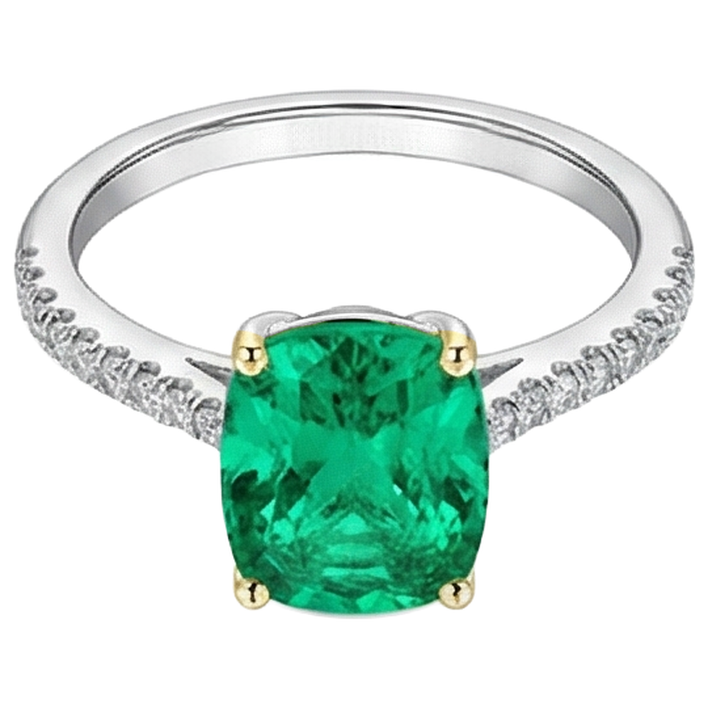 Luxury Gemstone Ring 2.50 ct – profile view