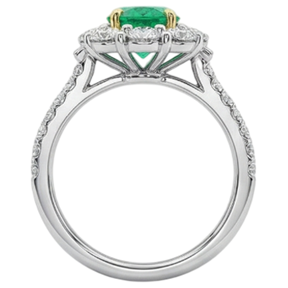 Luxury Gemstone Ring 2 ct – back view