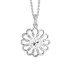 Genuine Diamond Pendant 2 ct – 14 Karat White Gold