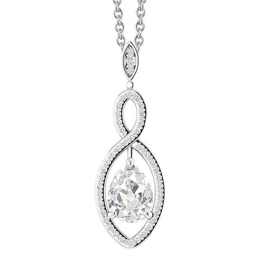 Real Diamond Pendant Necklace – main view