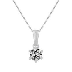 Diamond Pendant 1.50 ct G/VS1 – 14 Karat White Gold