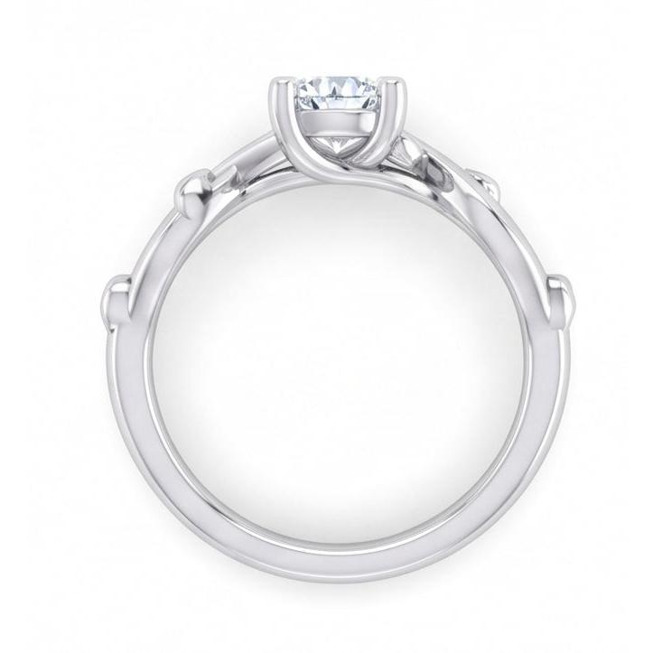Gorgeous Solitaire Round Cut 1.75 Carat Natural Earth Mined Diamond Ring White Gold 14K