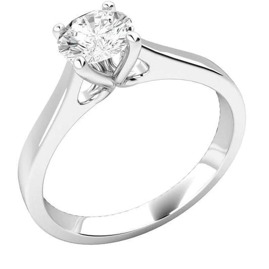 Gorgeous Brilliant Cut Real Diamond Solitaire Ring 1.50 Ct Jewelry New