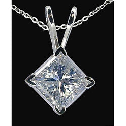 Gorgeous Natural Diamond 2.25 Cts. Pendant F Vs1 Diamond Gold