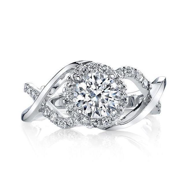 Gorgeous Natural Diamond Anniversary Fancy Ring 3.60 Carats White Gold 14K