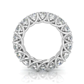 Gorgeous Natural Diamonds 4 Ct. Eternity Wedding Band Women 