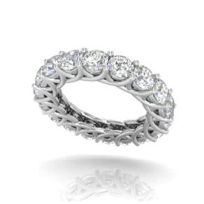 Gorgeous Natural Diamonds 4 Ct. Eternity Wedding Band Jewelry