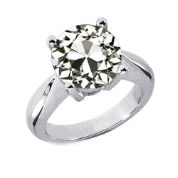 Fine Diamond Old Mine Cut Single Stone Ring 2 ct – 14 Karat