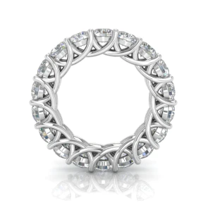 Gorgeous Lab Grown Diamond 4 Ct. Eternity Wedding Band Women Jewelry
