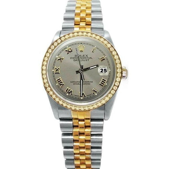 Bezel Rolex Datejust Watch Gold & Ss