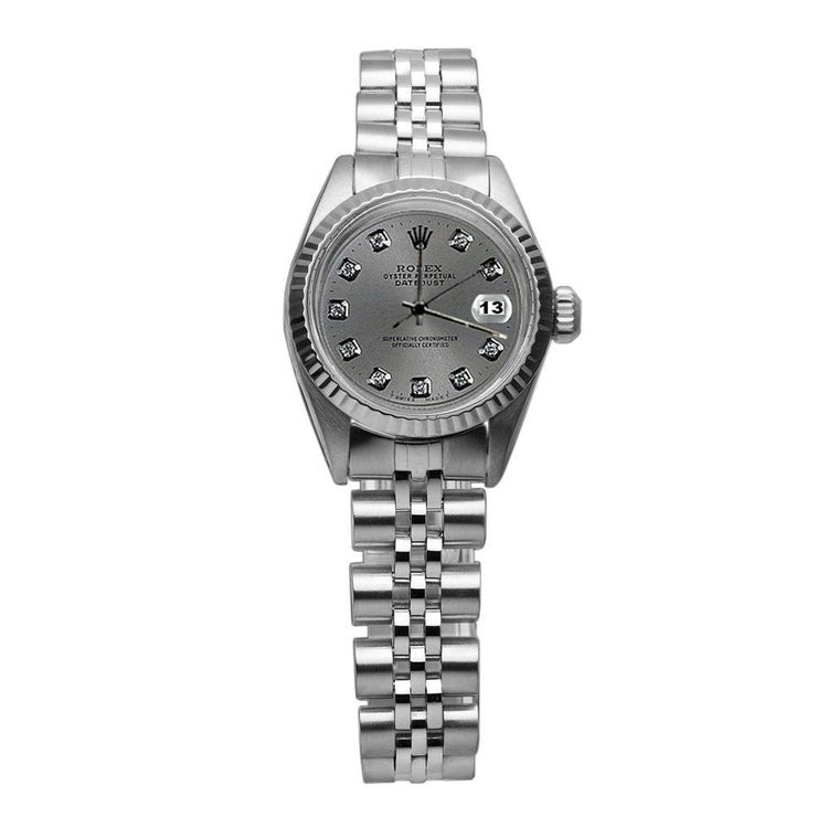  Diamond Dial Rolex Ss Jubilee