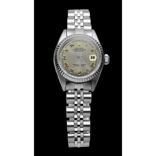 Rolex Datejust Women Bezel Jubilee Ss