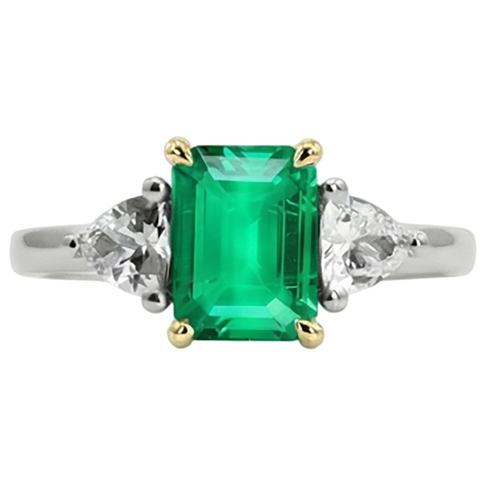 Luxurious Precious Stone Ring 3.50 ct – front view