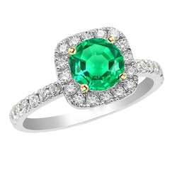 Luxury Precious Stone Ring – Fine Emerald 3 ct from HarryChadEnt