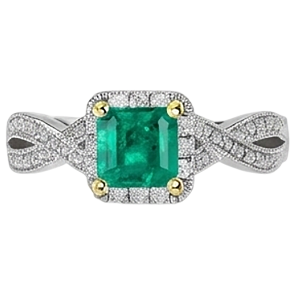 Artisan Gemstone Ring 2.50 ct – angle view