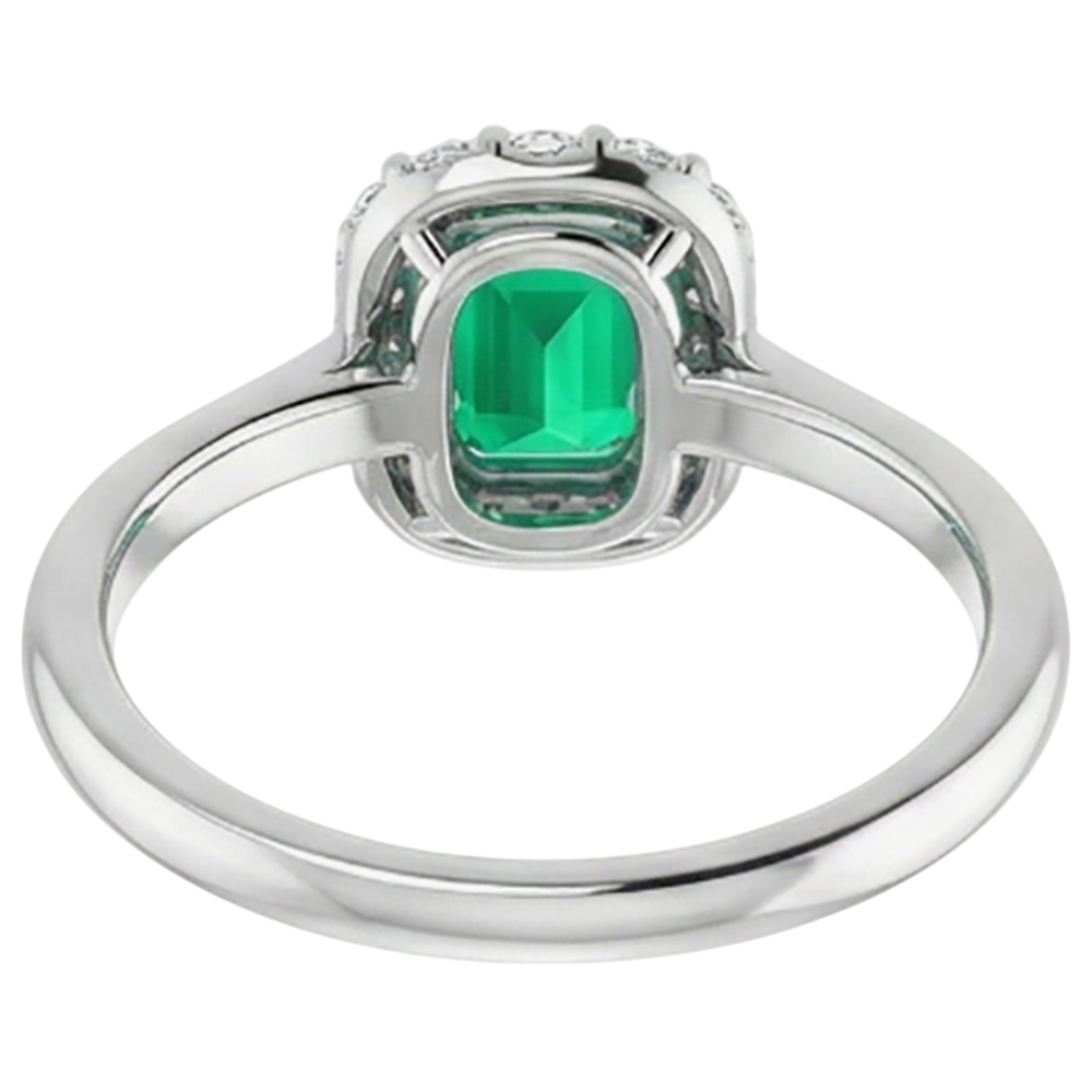Sparkling Colored Stone Ring 2 ct – detail view