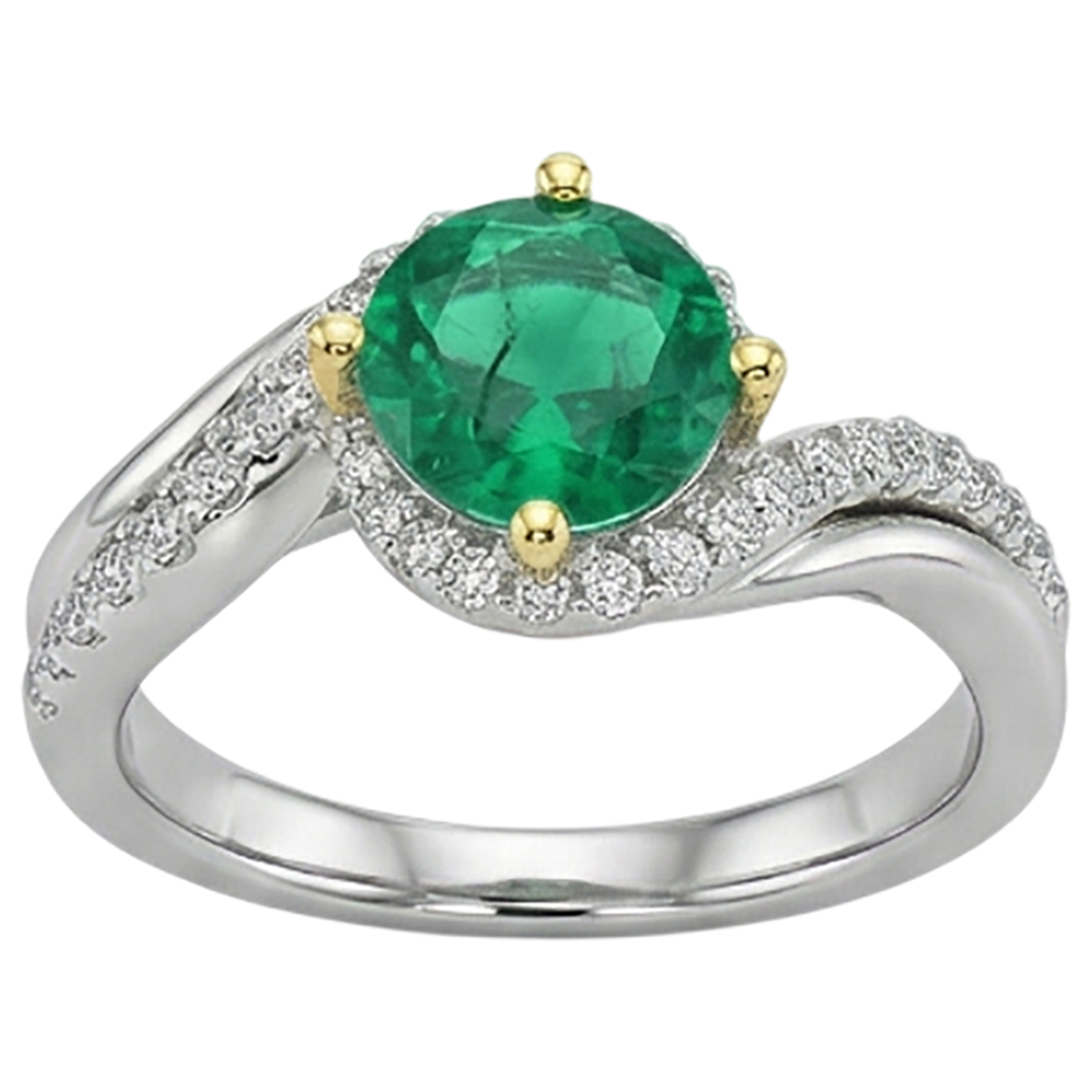 Brilliant Precious Stone Ring 2.50 ct – side view