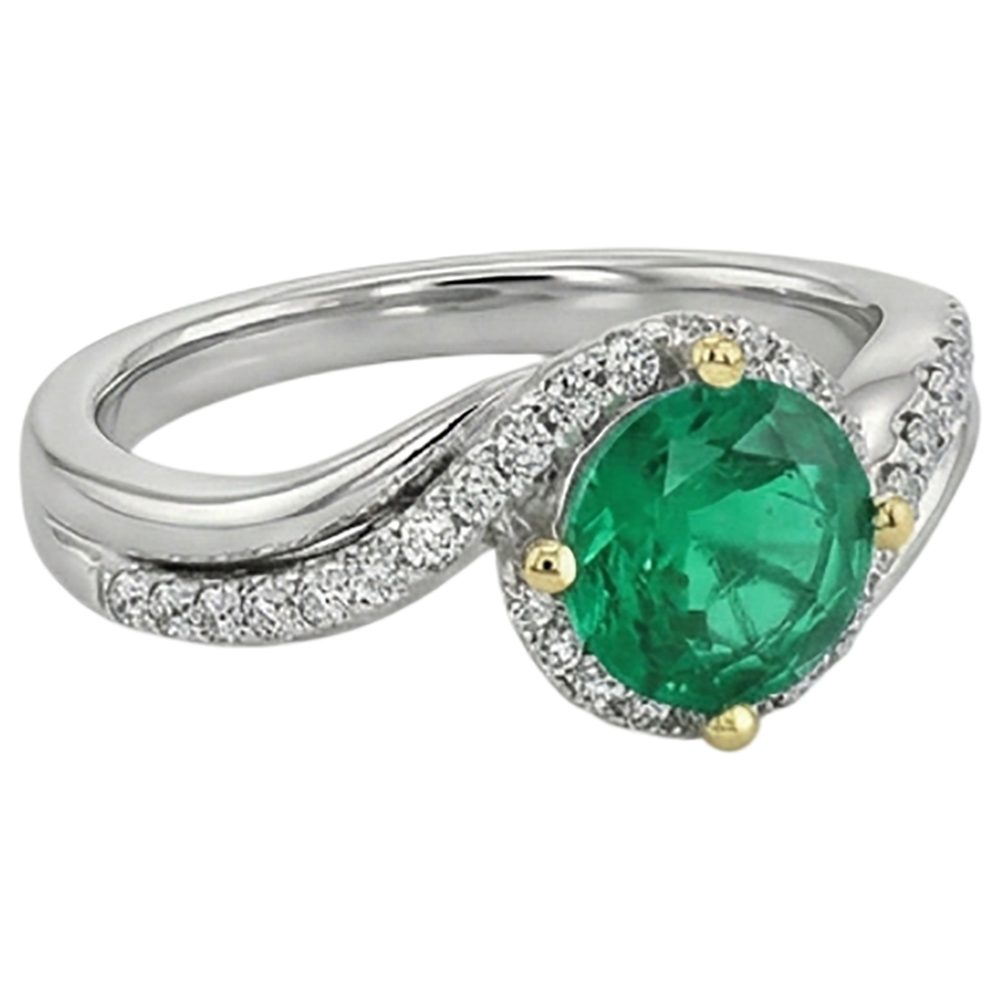 Brilliant Precious Stone Ring 2.50 ct – angle view