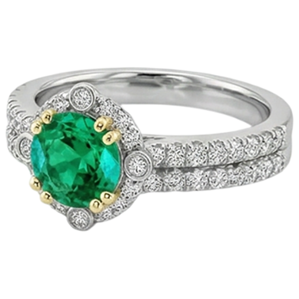 Brilliant Gemstone Ring 2.50 ct – side view