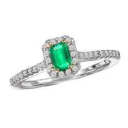 Authentic Comfort Fit Fine Emerald Precious Stone Ring 1.50 ct