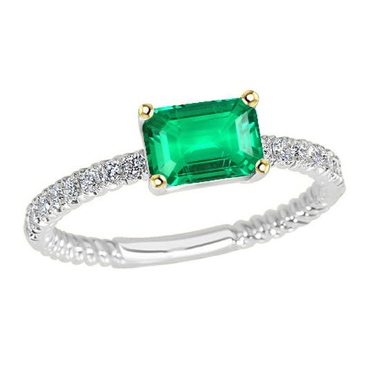 High-End Colored Stone Ring 2 ct – main view