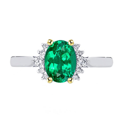 Brilliant GIA-Certified Emerald Gemstone Ring – 2.50 ct 14 Karat