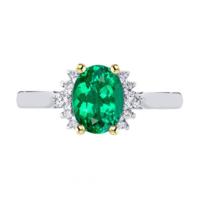 Brilliant Emerald Gemstone Ring 2.50 ct – main view