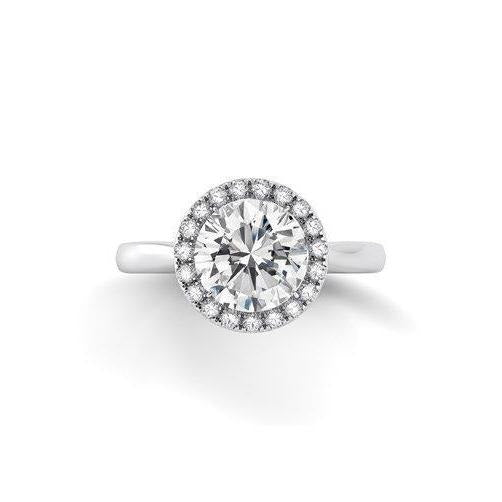 Halo Real Diamond Anniversary Ring 4 Carats - Halo Ring-harrychadent.ca